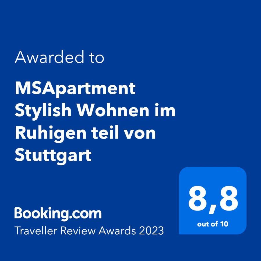 Msapartment Stylish Wohnen In Stuttgart Dış mekan fotoğraf